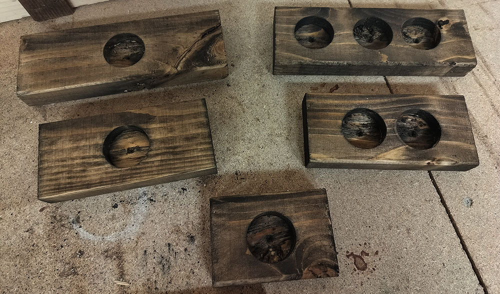Rustic Lights - Tealight Panel