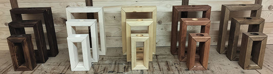 Rustic Lights – Standing Rectangular Frame