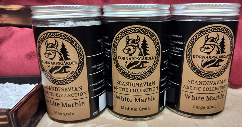 The Arctic Fjord Giftset – White Marble