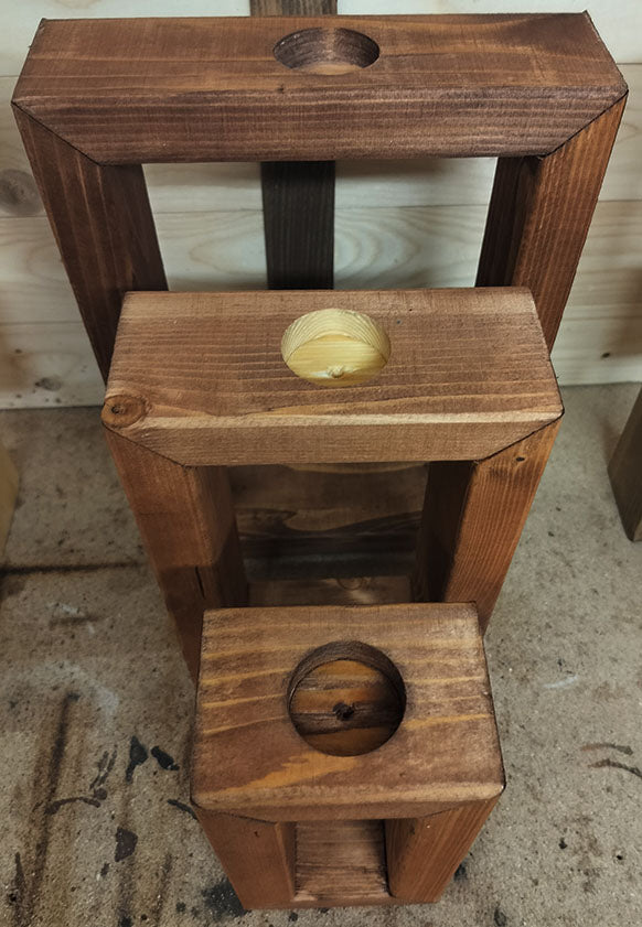 Rustic Lights – Standing Rectangular Frame