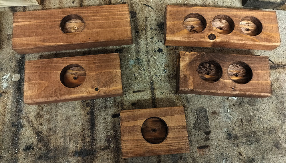 Rustic Lights - Tealight Panel