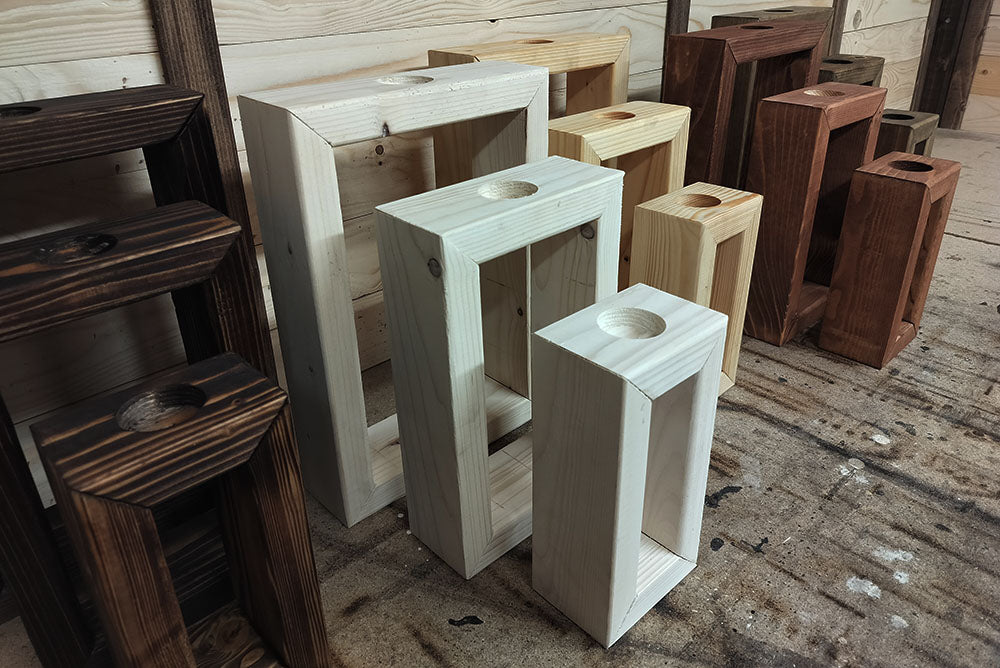 Rustic Lights – Standing Rectangular Frame
