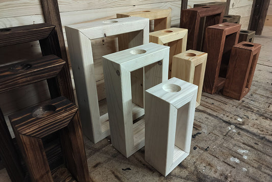 Rustic Lights – Standing Rectangular Frame