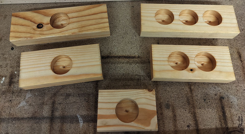 Rustic Lights - Tealight Panel