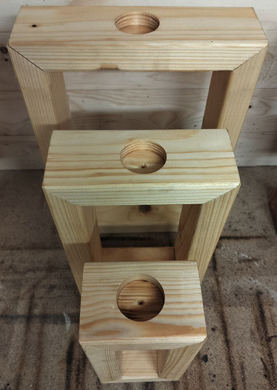 Rustic Lights – Standing Rectangular Frame