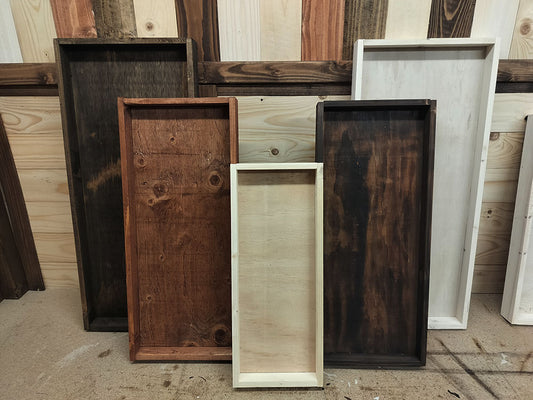 Rustic Centerpiece Tray – Rectangle Edition