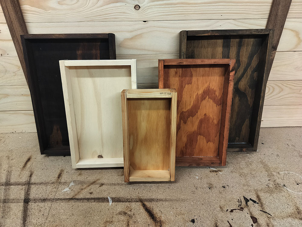 Rustic Decor Trays - Rectangular Edition