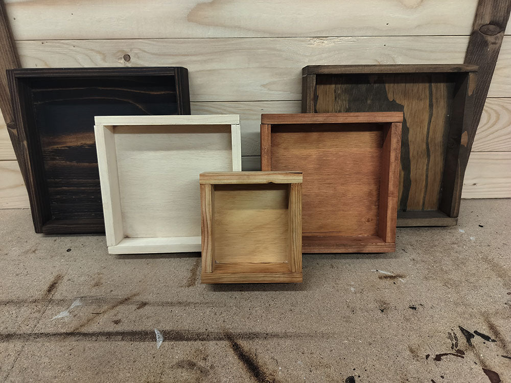 Rustic Decor Trays - Square Edition
