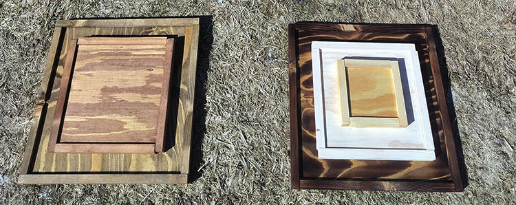 Rustic Garden - Flat Tray – Square Edition